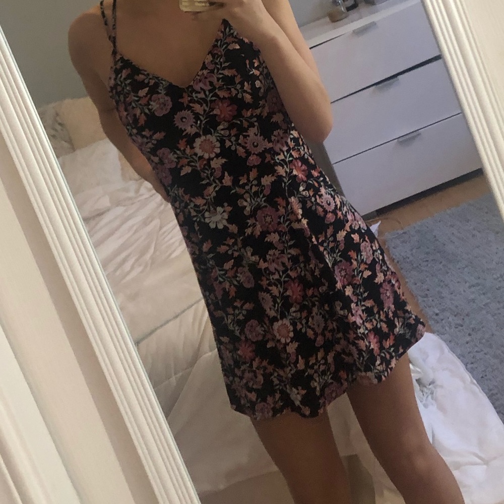 Soft floral sun dress